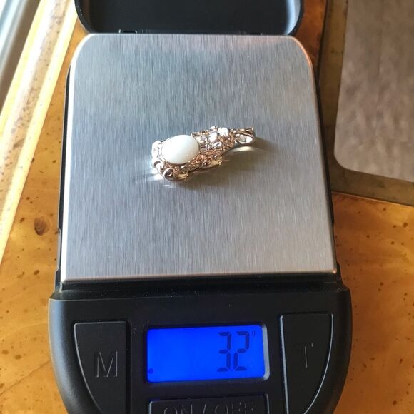 Natural White Jade Sterling Silver Dragon Pendant - Picture 6 of 6